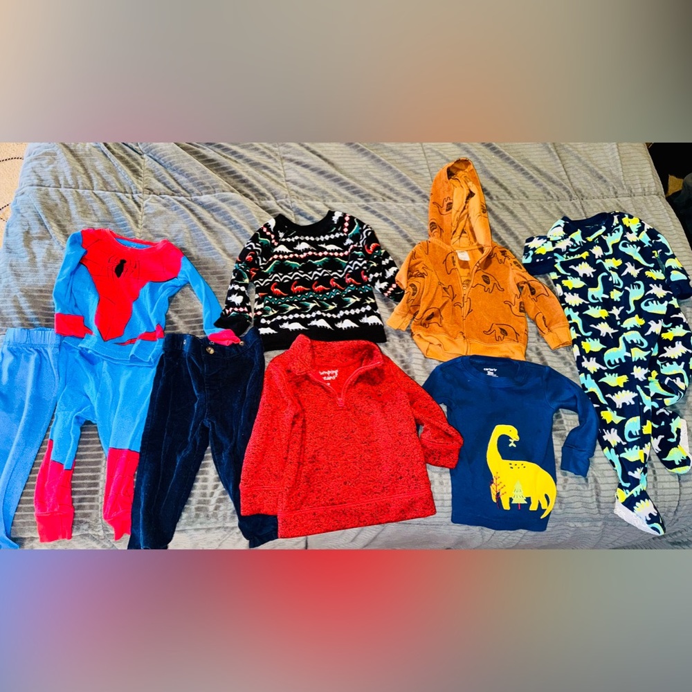 Bundle/lot (9) of winter boy clothes 12M